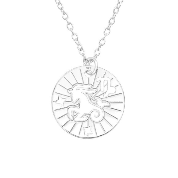 Martin Pere Jewelry - Sterling Silver Capricorn Necklace